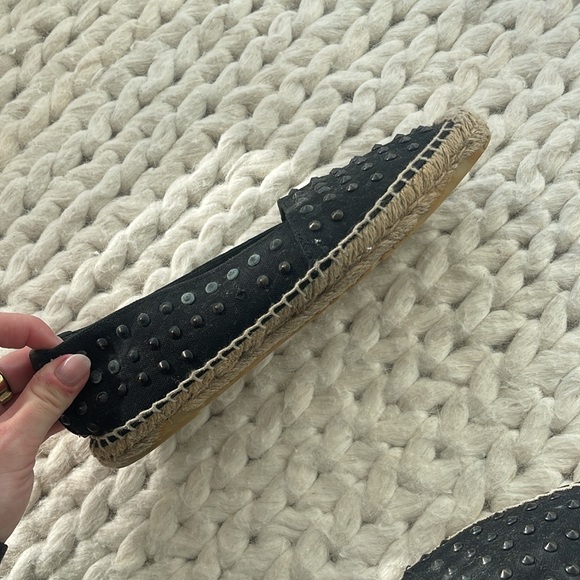 SAINT LAURENT Canvas Studded Accents Espadrilles Size 36 - Picture 6 of 10